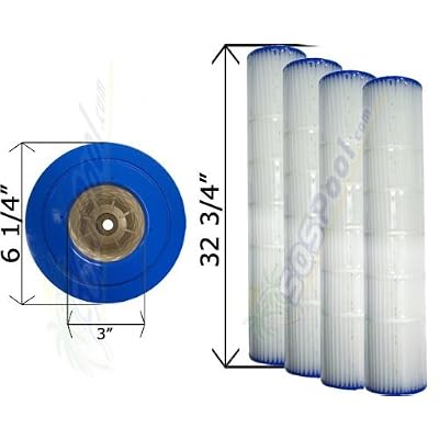 Pentair 4 Pack 25 sq. ft. Cartridge Filter Quad D.E. Panama | Ubuy
